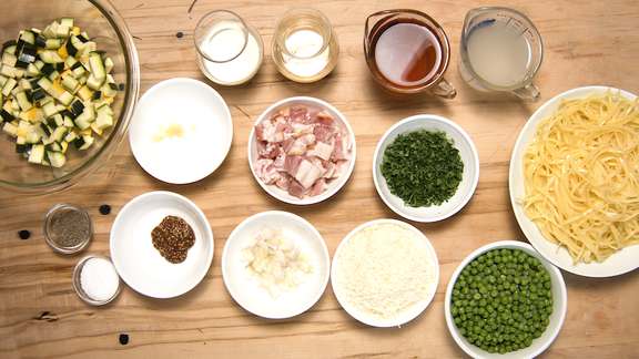 Andrew s Awesome sauce pasta prep