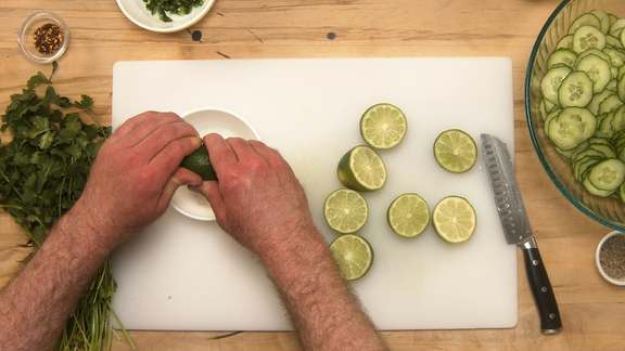 Cilantro Lime Cucumber Salad step 5