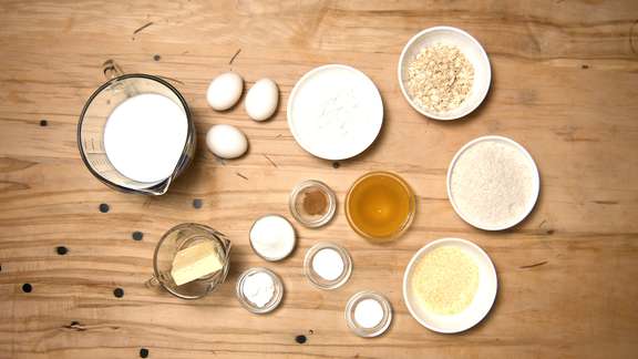 Four Grain Pancakesingredients