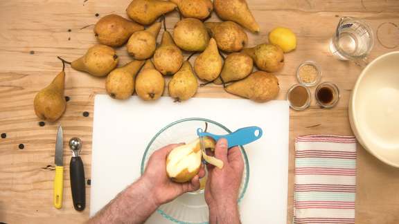 Pear Sauce step 1
