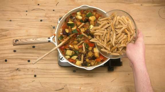 Ratatouille Pasta step 13