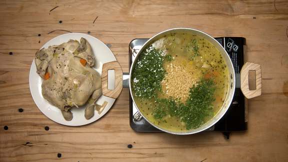 Chciken pot chicken out