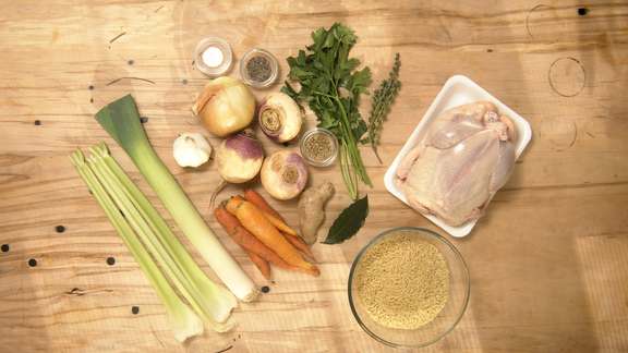 Chicken pot ingredients