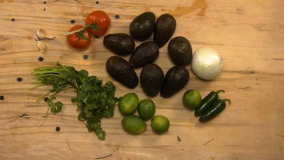 Guacamole ingredients