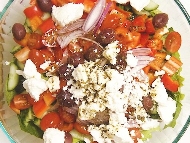 Greek salad teaser