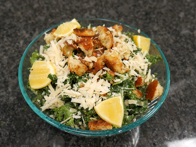 Kale Caesar Salad
